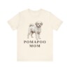 Pomapoo Mom Shirt, Vintage Dog Sketch Tee, Dog Mom Gift