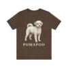 Pomapoo Shirt, Vintage Dog Sketch Tee, Dog Lover Gift