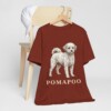 Pomapoo Shirt, Vintage Dog Sketch Tee, Dog Lover Gift