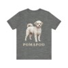 Pomapoo Shirt, Vintage Dog Sketch Tee, Dog Lover Gift