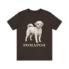 Pomapoo Shirt, Vintage Dog Sketch Tee, Dog Lover Gift