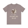 Pomchi Dad Shirt, Vintage Dog Sketch Tee, Dog Dad Gift