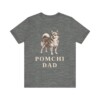 Pomchi Dad Shirt, Vintage Dog Sketch Tee, Dog Dad Gift