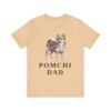 Pomchi Dad Shirt, Vintage Dog Sketch Tee, Dog Dad Gift