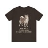 Pomchi Humor Shirt, Vintage Dog Sketch Tee, Dog Humor Gift