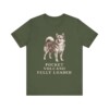 Pomchi Humor Shirt, Vintage Dog Sketch Tee, Dog Humor Gift