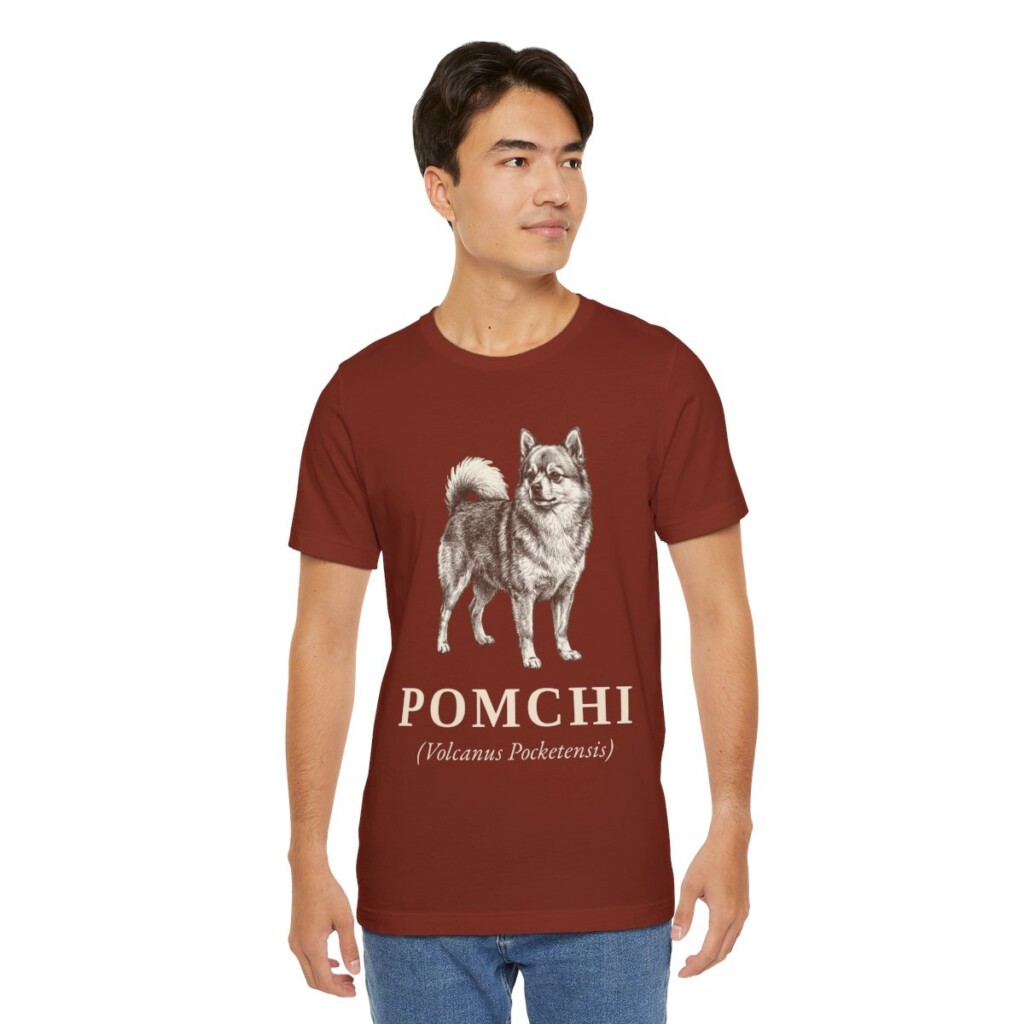 Pomchi Latin Shirt, Vintage Dog Sketch Tee, Dog Latin Gift