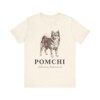 Pomchi Latin Shirt, Vintage Dog Sketch Tee, Dog Latin Gift