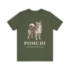 Pomchi Latin Shirt, Vintage Dog Sketch Tee, Dog Latin Gift