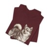 Pomchi Shirt, Vintage Dog Sketch Tee, Dog Lover Gift