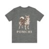 Pomchi Shirt, Vintage Dog Sketch Tee, Dog Lover Gift