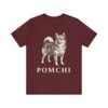 Pomchi Shirt, Vintage Dog Sketch Tee, Dog Lover Gift