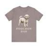 Poochon Dad Shirt, Vintage Dog Sketch Tee, Dog Dad Gift
