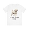 Poochon Dad Shirt, Vintage Dog Sketch Tee, Dog Dad Gift