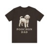 Poochon Dad Shirt, Vintage Dog Sketch Tee, Dog Dad Gift