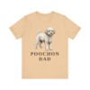 Poochon Dad Shirt, Vintage Dog Sketch Tee, Dog Dad Gift