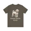 Poochon Dad Shirt, Vintage Dog Sketch Tee, Dog Dad Gift