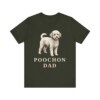 Poochon Dad Shirt, Vintage Dog Sketch Tee, Dog Dad Gift
