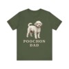 Poochon Dad Shirt, Vintage Dog Sketch Tee, Dog Dad Gift