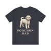 Poochon Dad Shirt, Vintage Dog Sketch Tee, Dog Dad Gift