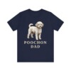 Poochon Dad Shirt, Vintage Dog Sketch Tee, Dog Dad Gift
