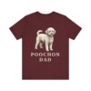 Poochon Dad Shirt, Vintage Dog Sketch Tee, Dog Dad Gift