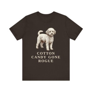 Poochon Humor Shirt, Vintage Dog Sketch Tee, Dog Humor Gift