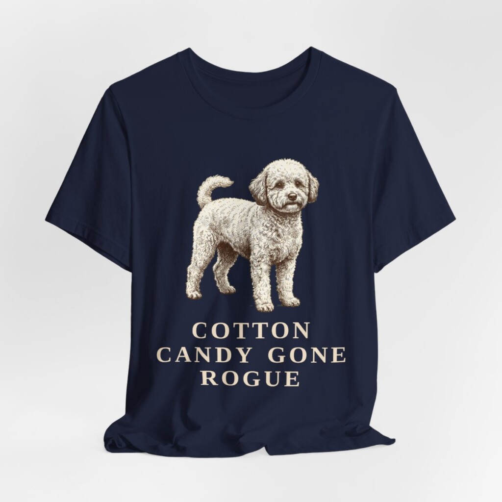 Poochon Humor Shirt, Vintage Dog Sketch Tee, Dog Humor Gift
