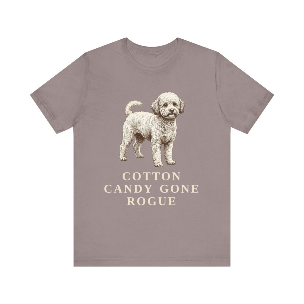 Poochon Humor Shirt, Vintage Dog Sketch Tee, Dog Humor Gift