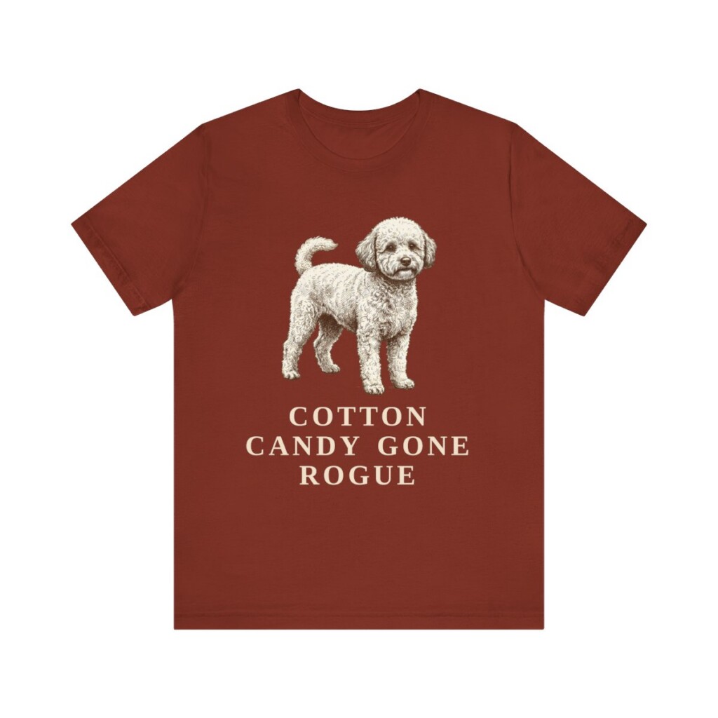 Poochon Humor Shirt, Vintage Dog Sketch Tee, Dog Humor Gift