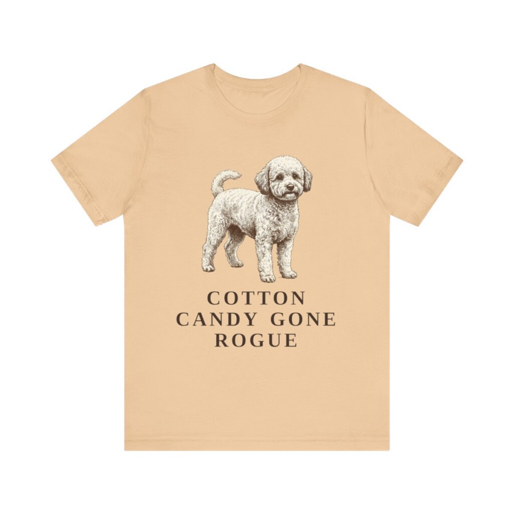 Poochon Humor Shirt, Vintage Dog Sketch Tee, Dog Humor Gift