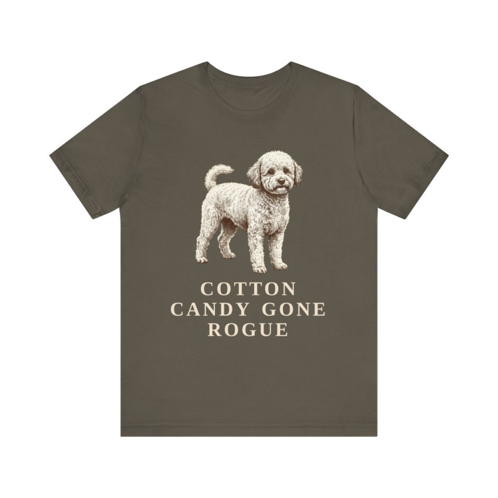 Poochon Humor Shirt, Vintage Dog Sketch Tee, Dog Humor Gift