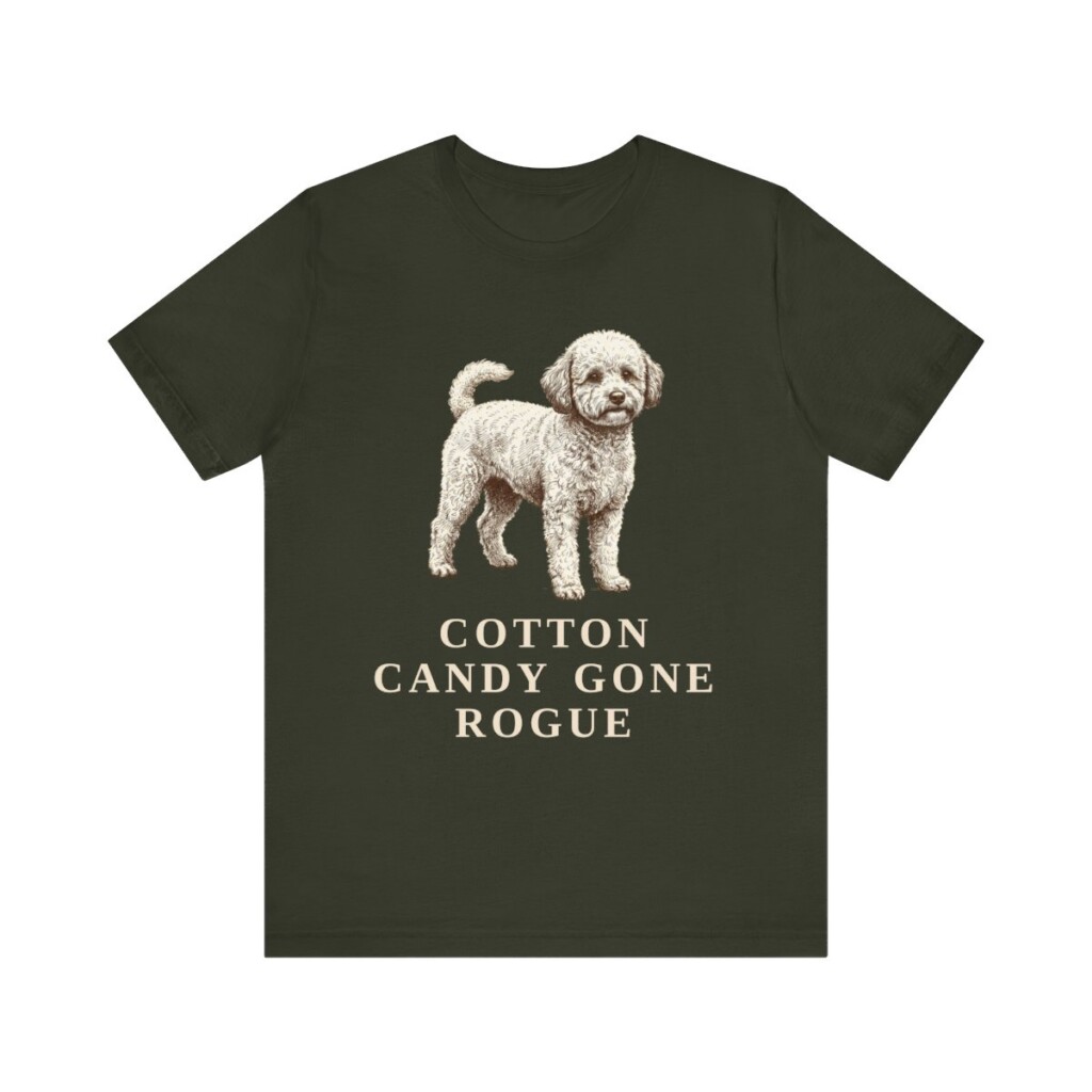 Poochon Humor Shirt, Vintage Dog Sketch Tee, Dog Humor Gift