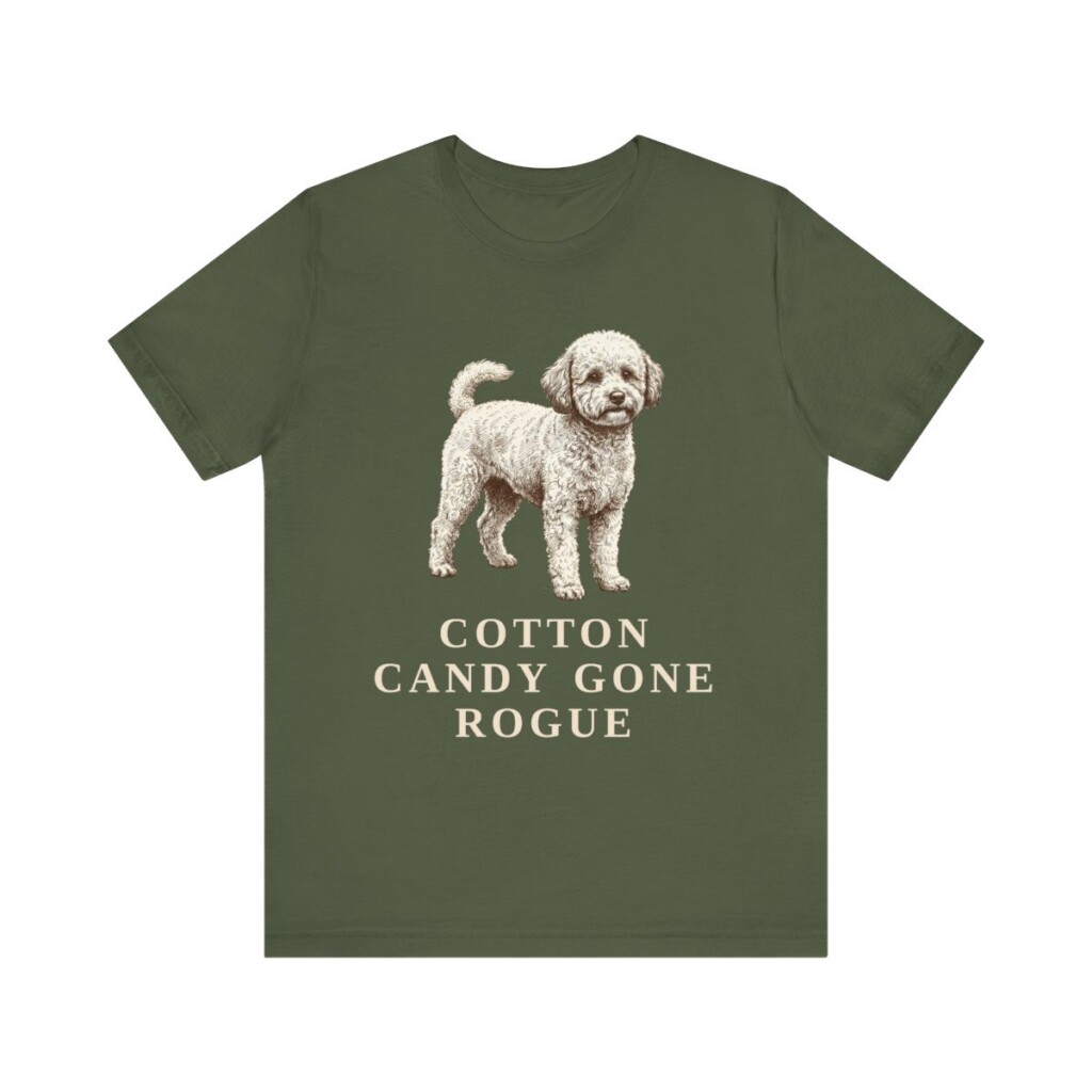 Poochon Humor Shirt, Vintage Dog Sketch Tee, Dog Humor Gift