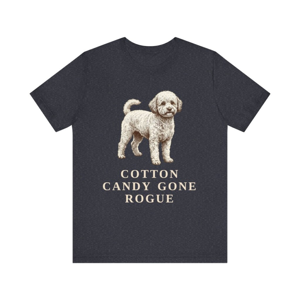 Poochon Humor Shirt, Vintage Dog Sketch Tee, Dog Humor Gift