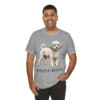 Poochon Shirt, Vintage Dog Sketch Tee, Dog Lover Gift