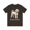 Poochon Shirt, Vintage Dog Sketch Tee, Dog Lover Gift