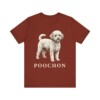 Poochon Shirt, Vintage Dog Sketch Tee, Dog Lover Gift