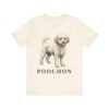 Poochon Shirt, Vintage Dog Sketch Tee, Dog Lover Gift