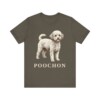 Poochon Shirt, Vintage Dog Sketch Tee, Dog Lover Gift