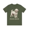 Poochon Shirt, Vintage Dog Sketch Tee, Dog Lover Gift