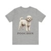 Poochon Shirt, Vintage Dog Sketch Tee, Dog Lover Gift