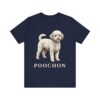 Poochon Shirt, Vintage Dog Sketch Tee, Dog Lover Gift