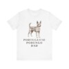 Portuguese Podengo Dad Shirt, Vintage Dog Sketch Tee, Dog Dad Gift