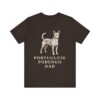 Portuguese Podengo Dad Shirt, Vintage Dog Sketch Tee, Dog Dad Gift