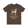 Portuguese Podengo Dad Shirt, Vintage Dog Sketch Tee, Dog Dad Gift