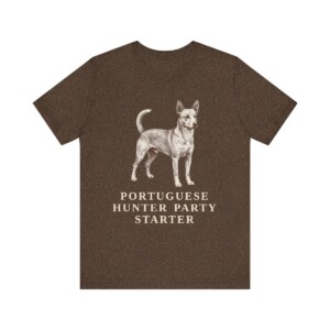 Portuguese Podengo Humor Shirt, Vintage Dog Sketch Tee, Dog Humor Gift