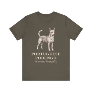 Portuguese Podengo Latin Shirt, Vintage Dog Sketch Tee, Dog Latin Gift
