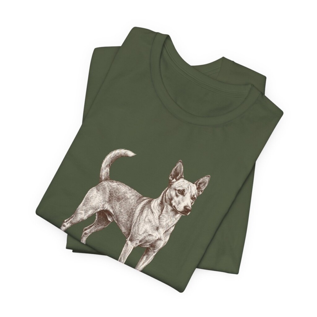 Portuguese Podengo Mom Shirt, Vintage Dog Sketch Tee, Dog Mom Gift