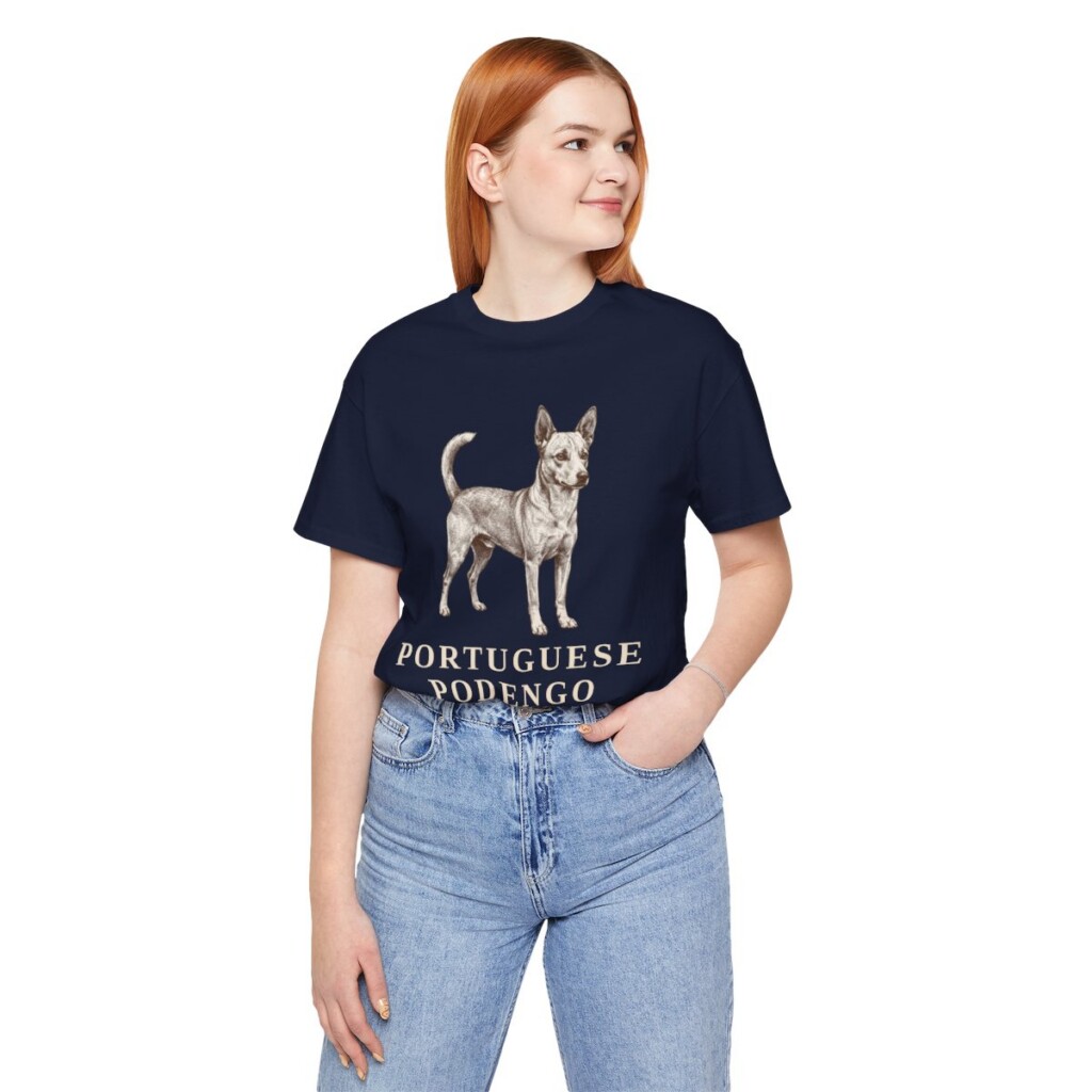 Portuguese Podengo Mom Shirt, Vintage Dog Sketch Tee, Dog Mom Gift